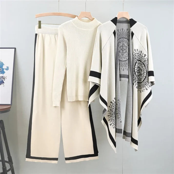 Cami Three Piece Luxury Winter Co-Ord Set